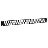 ICC IC107BP481 Flush Mount High Density Blank Patch Panel - 48 Port / 1 RMS